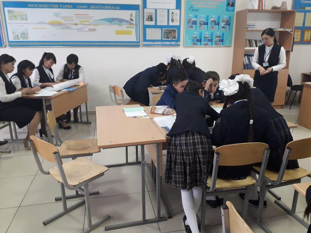 Зерттеу сабағы тақырыбы: "What is the influence of group and pair work on the quality of knowledge?"