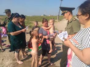 Қауіпті су айдындарының жағалауларында суға шомылу жерлерге жүргізілген 
